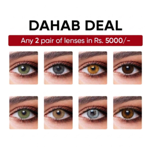 Dahab Deal – Any 2 Pairs of Color Contact Lenses for Rs. 5000